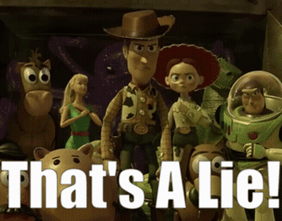 Toy Story Characters That's A Lie GIF