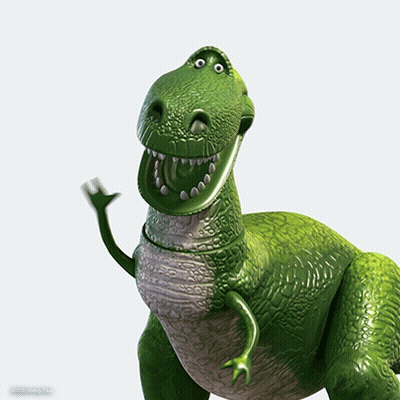 Toy Story Dinosaur Smiling And Waving GIF