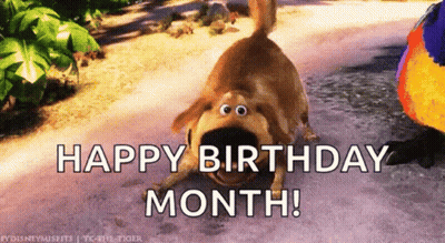 Toy Story Dog Happy Birthday Card GIF