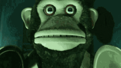 Toy Story Monkey On Security Camera GIF