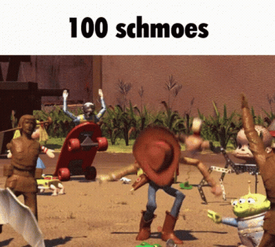Toy Story Scene 100 Schmoes GIF