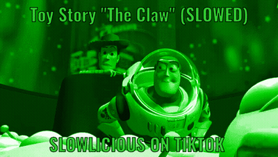 Toy Story The Claw Slowed Slowlicious TikTok Poster GIF