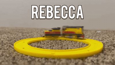Toy Train Named Rebecca GIF