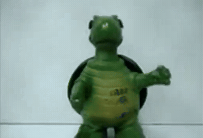 Toy Turtle Standing GIF