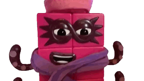 Toy With Purple Scarf Sticker