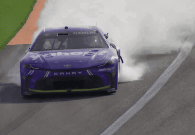 Toyota Camry Race Car Drifting On Race Track GIF