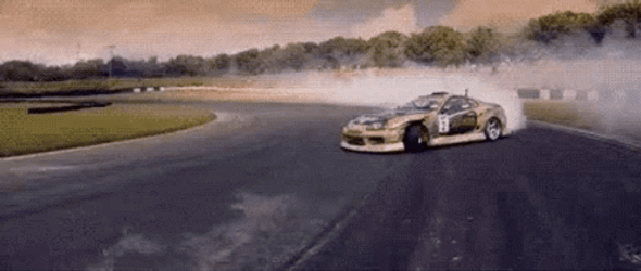 Toyota Supra Wild Drift GIF