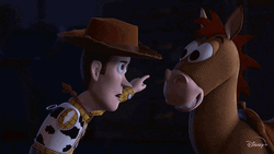 Toys Story Bullseye Licks Woody GIF