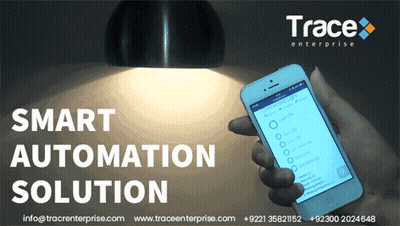 Trace Enterprise Advertisement Person Holding Cell Phone GIF