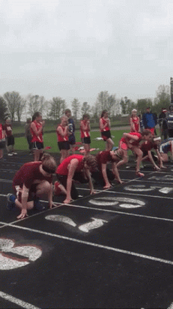 Track And Field Day Race GIF
