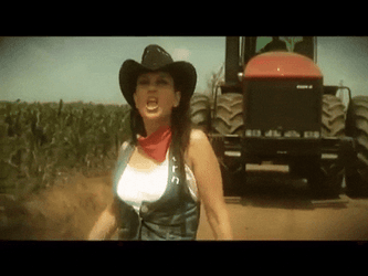 Tractor Moving In Background GIF