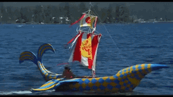 Traditional Boat Sailing GIF
