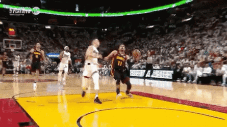 Trae Young Hit On Face GIF