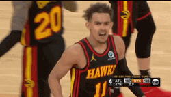 Trae Young Quiet Sign GIF