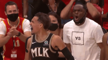Trae Young Screaming GIF