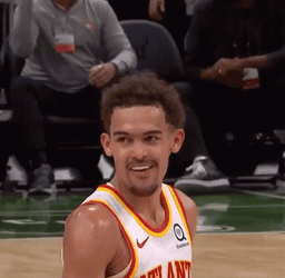 Trae Young Smiling Close Up GIF