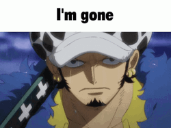 Trafalgar Law Im Gone GIF