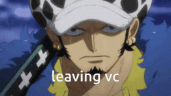 Trafalgar Law Leaving Vc GIF