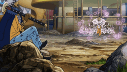 Trafalgar Law Looking At His Crew GIF