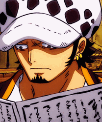 Trafalgar Law Reading News GIF