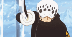 Trafalgar Law Striking Sword GIF