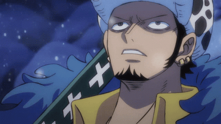 Trafalgar Law Thinks Then Moves GIF