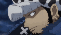 Trafalgar Law Under The Rain GIF