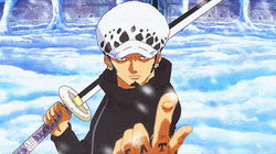 Trafalgar Law Under The Snow GIF