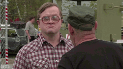 Trailer Park Boys Bubbles Make Face GIF