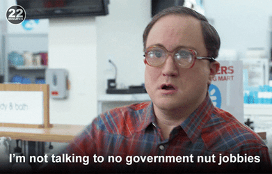 Trailer Park Boys Bubbles Talking About Government  GIF