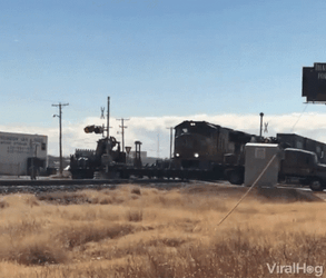 Train Crash The Train Barrells GIF