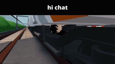 Train Saying Hi Chat GIF