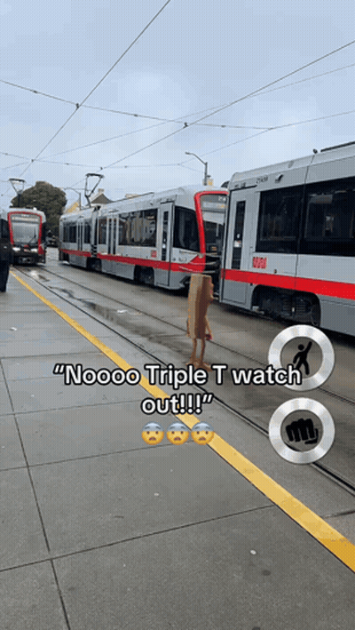 Train Saying Noooo Triple T Watch Out !! GIF