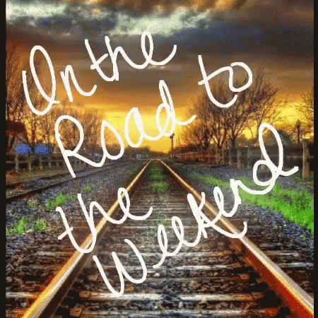 Train Tracks On The Road To The Weekend GIF