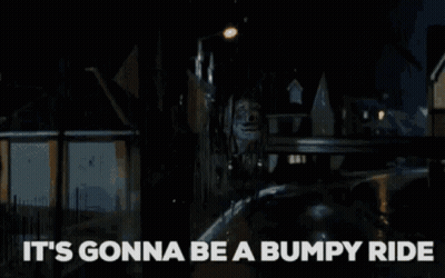 Train With It's Gonna Be A Bumpy Ride GIF