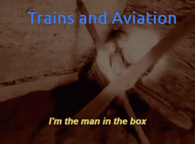Trains And Aviation Man In Box GIF