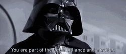  Traitor Rebel Alliance Darth Vader GIF