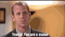 Traitor Toby Flenderson GIF