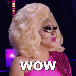 Tranny Surprise Trixie Mattel Impressed Wow GIF
