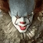 Transformation From A Girl To It Face GIF
