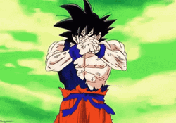 Transformation Super Saiyan Goku Anime GIF