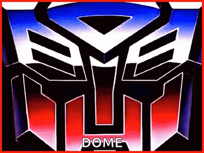 Transformer Logo With Dome GIF