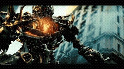 Transformer With Fire Coming Out Of Chest GIF