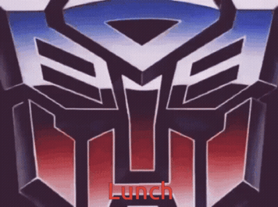 Transformers Group Standing With Hub Logo GIF