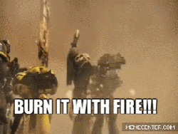 Transformers Kill It With Fire GIF