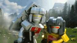 Transformers Lego Megatron GIF