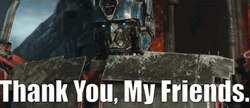 Transformers Rise Of The Beasts Thank You Friends GIF