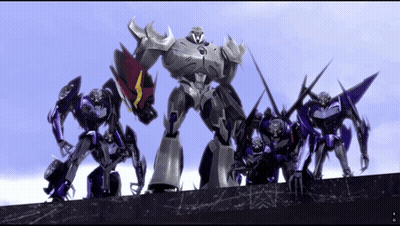 Transformers Standing On Ledge GIF