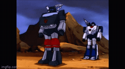 Transformers Standing Together GIF