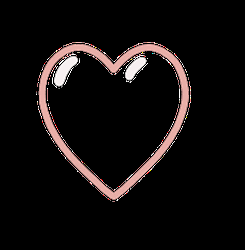 Transparent Heart Sticker Red Heart Recharging GIF